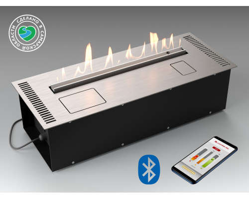 Автоматический биокамин Lux Fire Smart Flame 700 RC INOX