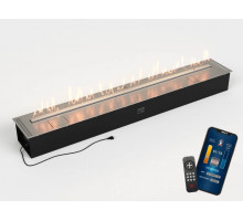 Автоматический биокамин Lux Fire Smart Flame 1800 RC INOX