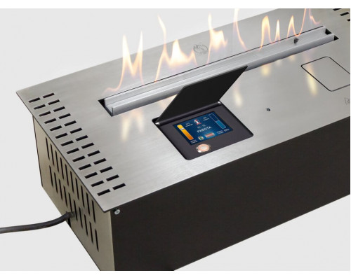 Автоматический биокамин Lux Fire Smart Flame 1400 RC INOX